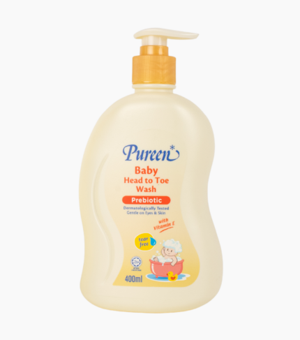 Tắm Gội Toàn Thân Pureen Baby Prebiotic 400ml