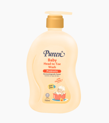 Tắm Gội Toàn Thân Pureen Baby Prebiotic 700ml